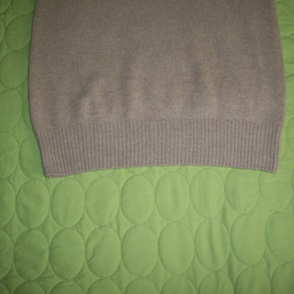 NWOT Halogen Light Beige Cashmere Sweater Short Sleeve - Picture 8 of 16